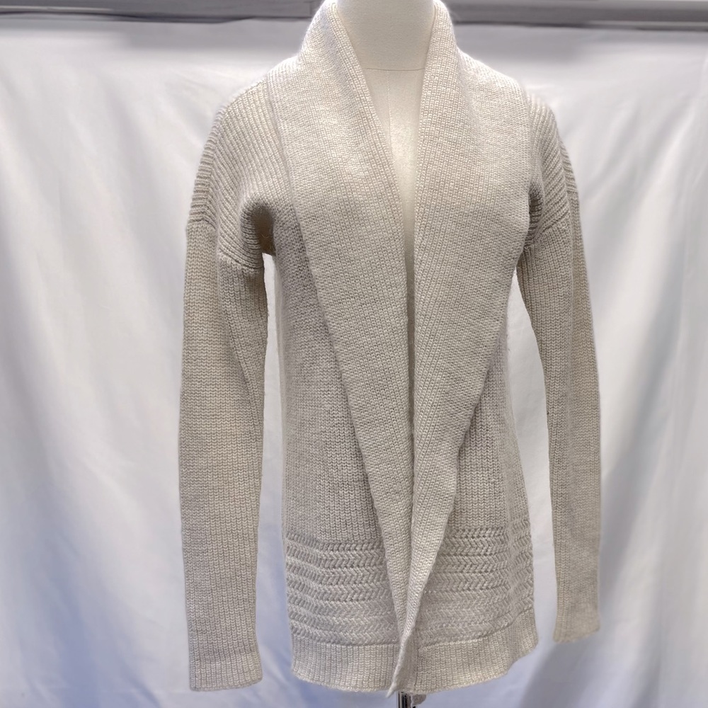 Gap Open Front Cardigan Sweater Oatmeal Sz Small